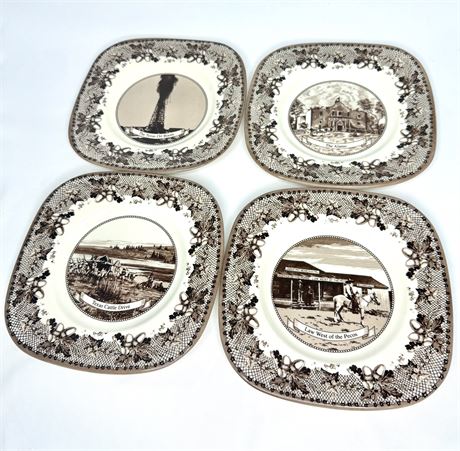 Johnson Bros. Historic America Brown II Plates