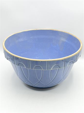 WATT POTTERY CO. ~ Loops ~ 11” Blue Stoneware Mixing Bowl