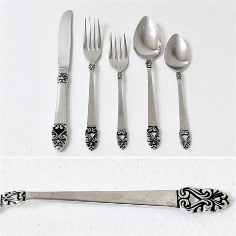 GRACE ~ Symphony ~ 5 Piece Service For 8 ~ 7 Serving Pieces