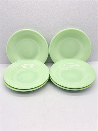 MARTHA STEWART ~ Set of 6 Jadeite Restaurant Ware Plates