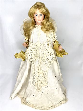 Vintage Angel Doll Tree Topper