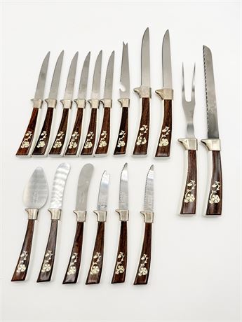 SHEFFIELD ~ 17 Piece Vtg. Stainless Steel Cutlery Set