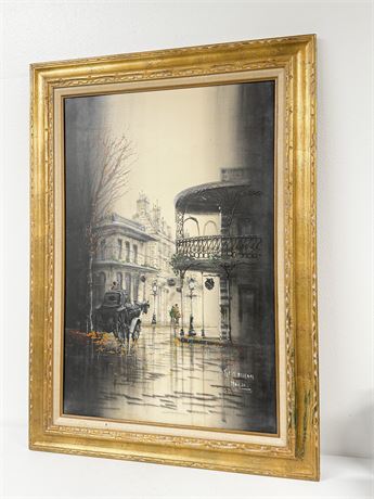 MONIER ~ Original New Orleans Framed Painting