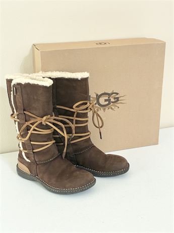 UGG AUSTRALIA ~ “Catalina” ~ Ladies’ Size 7 Brown Suede Boots