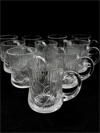 ARCOROC ~ Canterbury ~ Mugs Set Of (10)