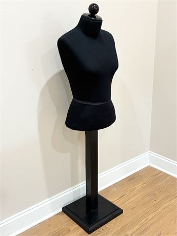 Black Fabric Female Dress Form Mannequin