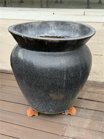 26” Urn Style Clay Outdoor Pot