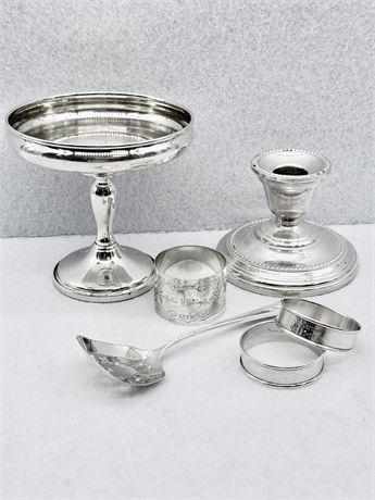 STERLING SILVER ~ (6) Assorted Pieces