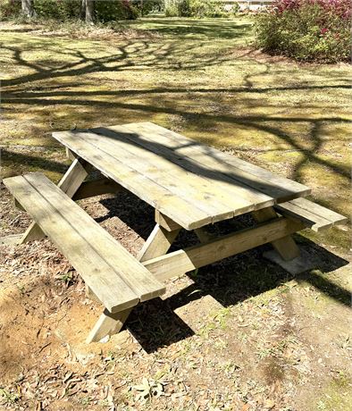 Heavy Duty Wooden A-Frame Picnic Table