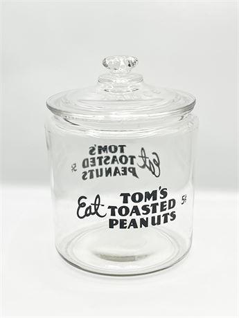 LANCE ~ Tom’s Toasted Peanuts Counter Jar