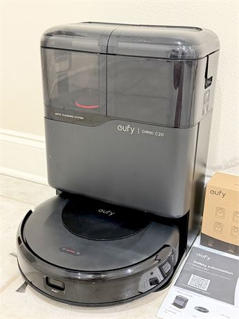 EUFY ~ Omni C20 Robot Vacuum & Mop In Black