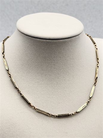 12Kt Gold Choker Style Necklace