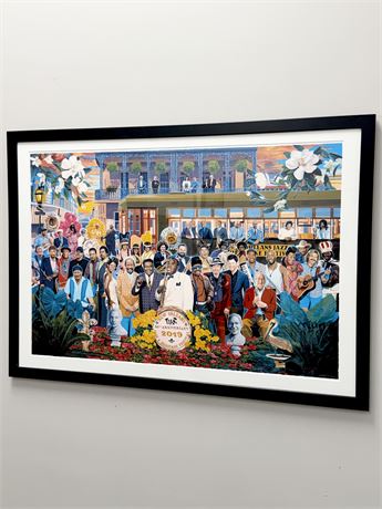 SCOTT GUION ~ 2019 Jazz & Heritage Festival Framed Print