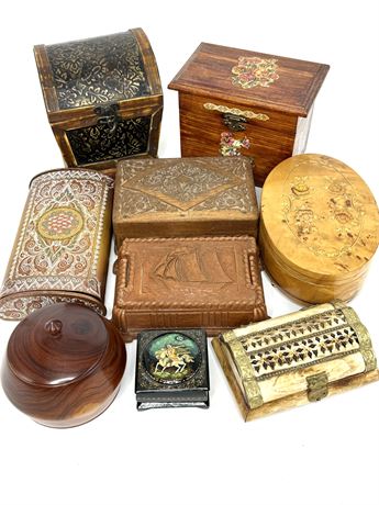 Vintage Trinket Box Lot