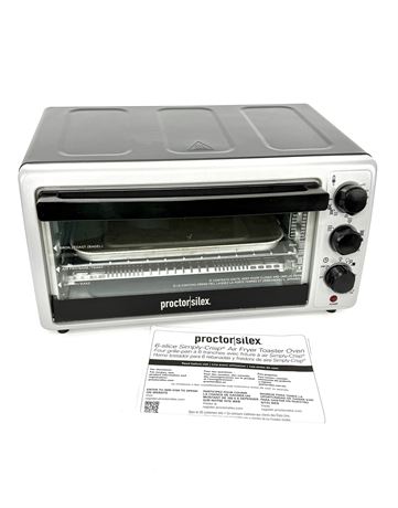 Proctor Silex 6-Slice Simply-Crisp Air Fryer and Toaster Oven