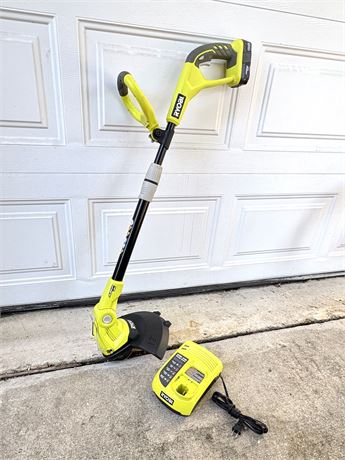 Ryobi 12” Cordless String Trimmer with Battery and Charger