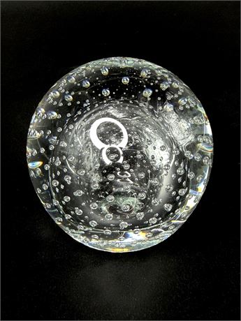 Mark Matthews Glass Ball Paperweight