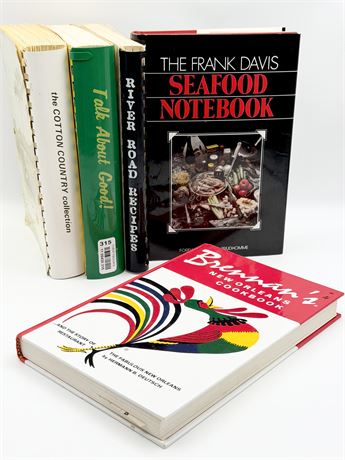 Louisiana Themed Cookbooks ~ Set Of (5)