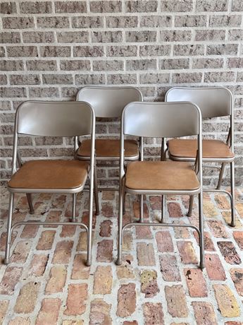 SAMSONITE ~ Vtg. Metal Folding Chairs