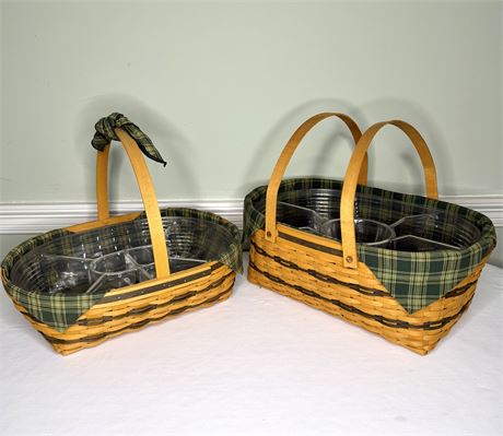 Set of 2 Large Longaberger Baskets from the Traditions Collection 1997/98