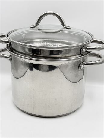 WOLFGANG PUCK ~ Cafe Collection ~ Stainless Steel Multi Cooker