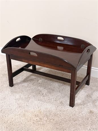 Solid Wood Butlers Tray Coffee Table