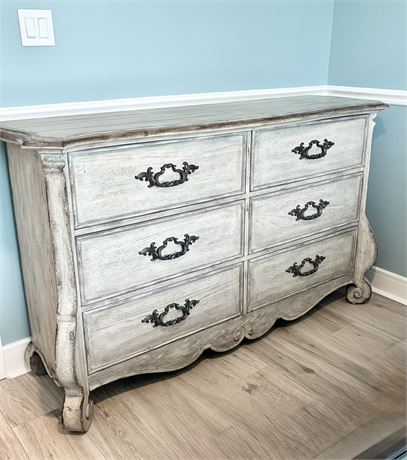 *SLIDELL LOCATION* ~ HOOKER ~ “Chatelet” ~ Distressed Finish Wood Dresser