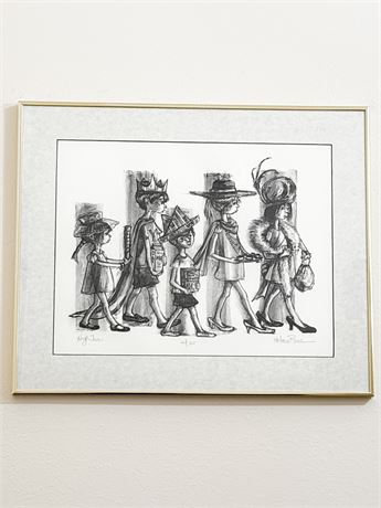 HELENE ROSS ~ “High Tea” Signed Print