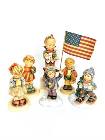 Lot of 6 Vintage Goebel Hummel Figurines