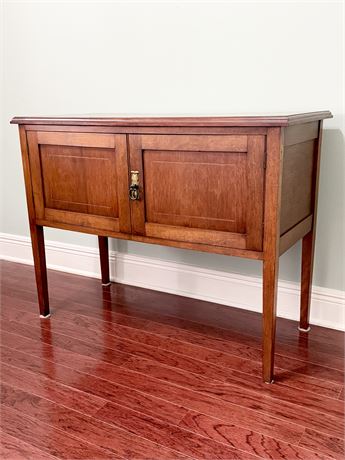 Inlaid Mahogany Side Board/Cabinet