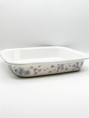 CORNING WARE ~ Pastel Bouquet ~ Lasagna Pan