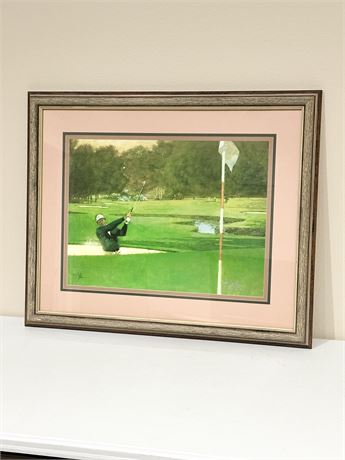 Bart Forbes ~ Sand Wedge ~ Signed Framed Print