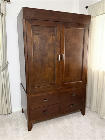 Inlaid Wood Wardrobe