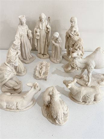 FARO ITALY ~ 12 Piece Nativity Set
