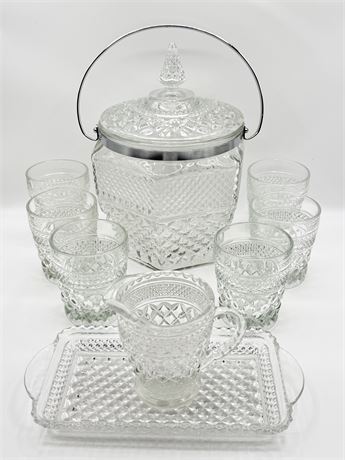 ANCHOR HOCKING ~ Wexford ~ 9 Miscellaneous Serving Pieces