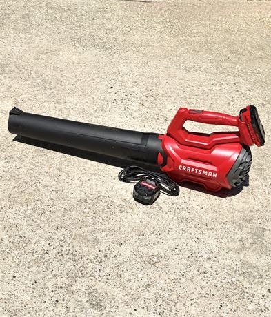 Craftsman V20 Cordless Handheld Leaf Blower with Battery and Charger