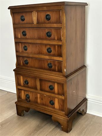 32" Compact Solid Wood Chest of Drawers / “Glove Chest”