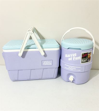 IGLOO ~ Retro Collection ~ Cooler Set