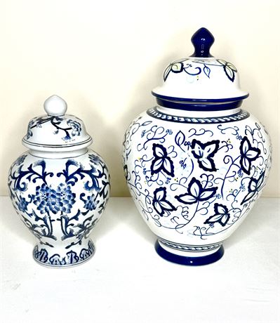 2 Vintage Ginger Jars