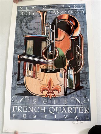 2013 S/N NOLA French Quarter Festival Poster