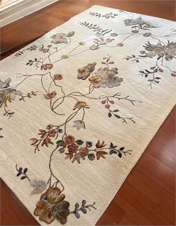 FEIZY IMPORT & EXPORT ~ 8’ x 11’ Wool & Cotton Rug