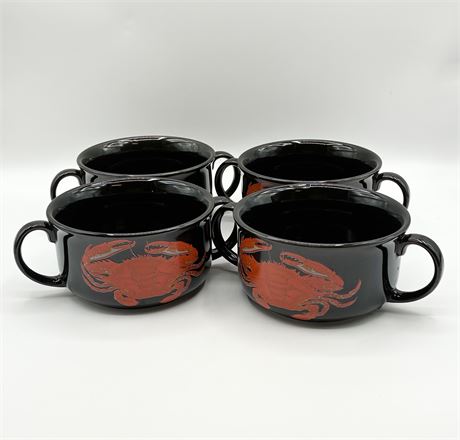 DH HOLMES ~ Set of 4 Gumbo/Soup Bowls