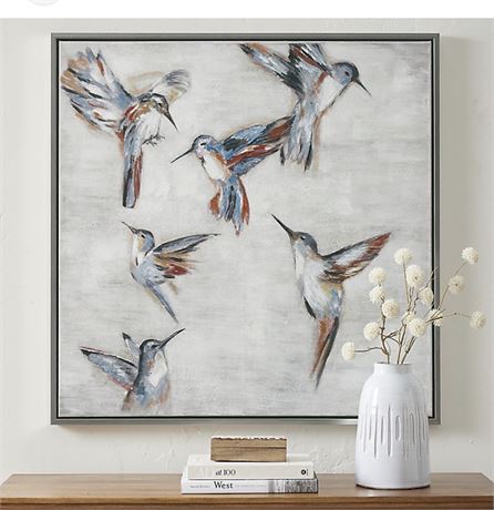 Peaceful Flock ~ Grandinroad ~ New embellished Canvas Art