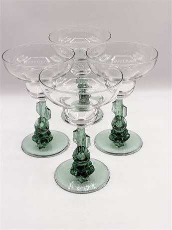 LUMINARC ~ Set of 4 “Siesta” Margarita Glasses
