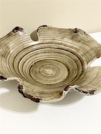 KALALOU ~ Giant Ceramic Leaf Bowl