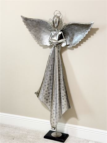 UTTERMOST ~ 52” Galvanized Metal Angel Sculpture