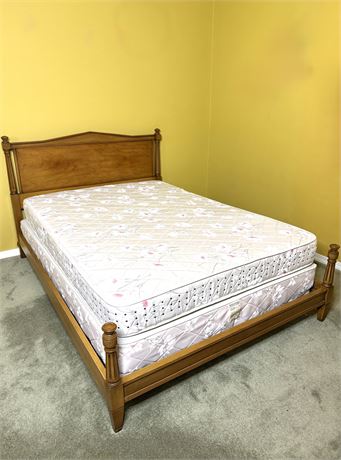 Vintage Solid Wood Full Sized Bed Frame