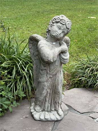 32” Concrete Angel Garden Statue