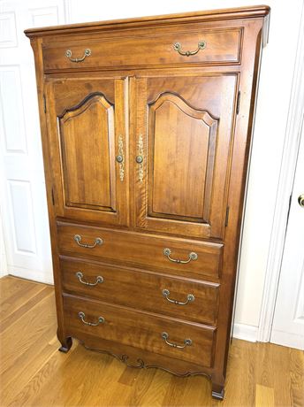Ethan Allen French Country Wood Armoire
