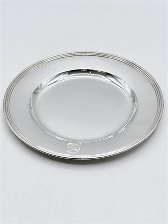 STERLING SILVER ~ INTERNATIONAL ~ 6” Round Plate